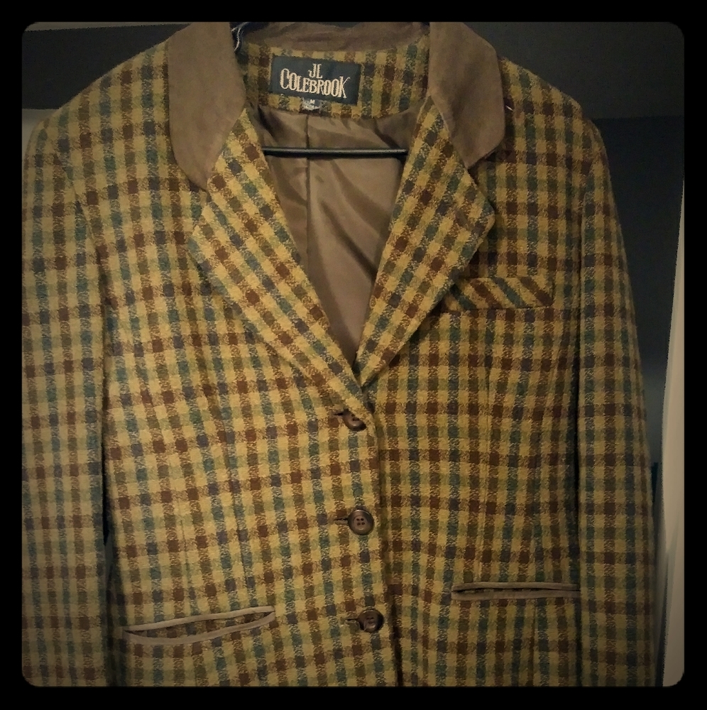 Retro JL Colebrook Plaid Peacoat